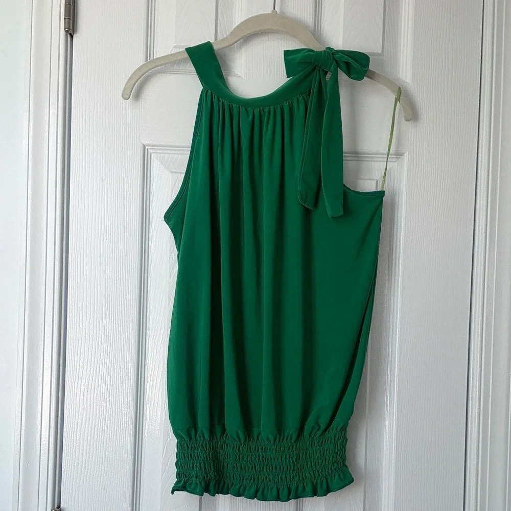 Women’s Halter Tank Top with Ruching Neckline - Size: 12 - Picture 3 of 16